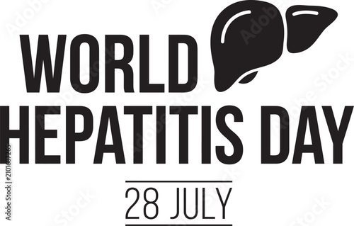Bild auf Leinwand World hepatitis day awareness promoting liver health and viral hepatitis prevent
