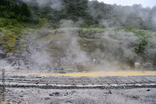 Obraz na płótnie 秋田県 仙北市の玉川温泉