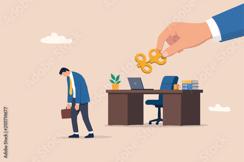 Photography Exhausted employee recharged, power up or wind up to stimulate or motivate fatig