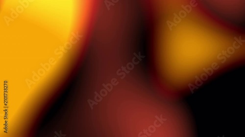 Warm Orange Film Burn Light Leak Background Loop on Black Vintage Cinematic Abstract Motion Graphics