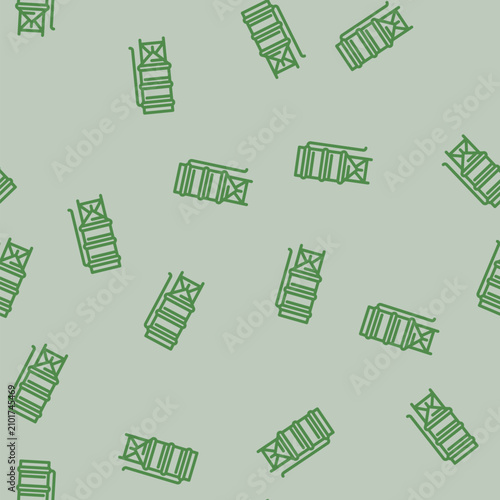 Quadro su tela silo cement production line seamless pattern silo cement production thin line il