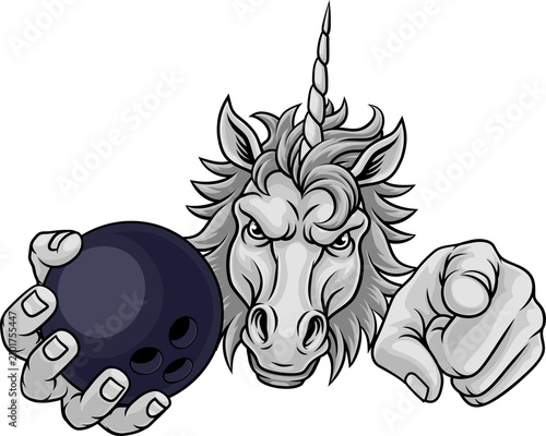 Unicorn horse stallion bowl...
