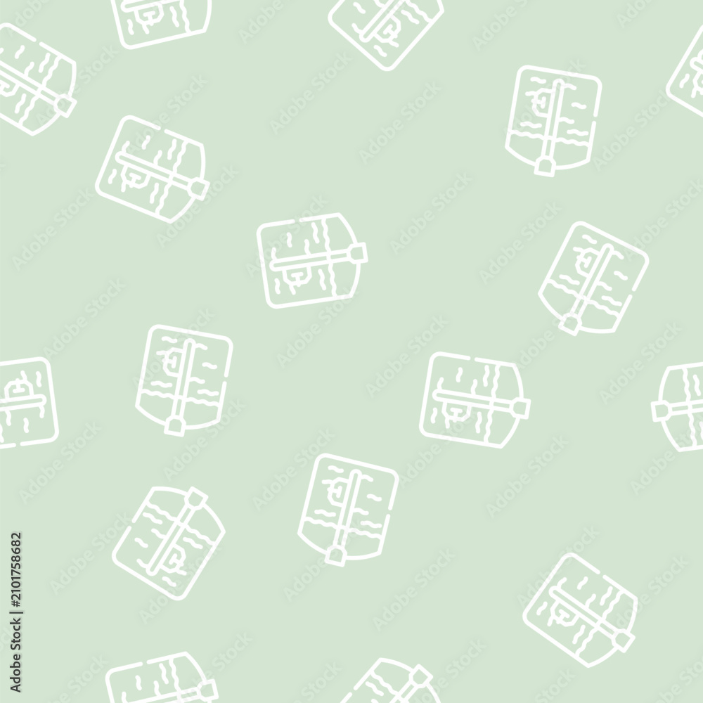Fototapeta premium capacitive sensor line seamless pattern capacitive sensor thin line illustration