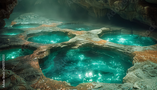 An alien geothermal landscape