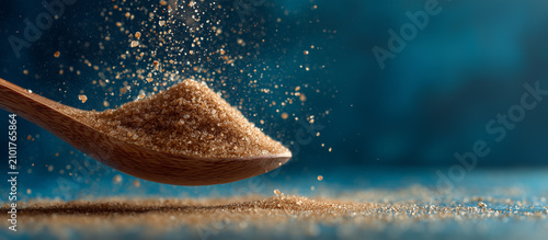 sugar in the spoon contemporary concept