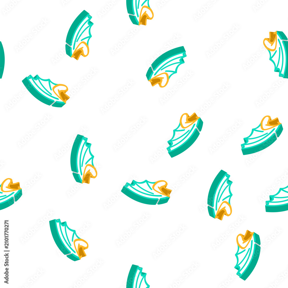 Fototapeta premium dragon wing isometric seamless pattern. dragon wing sign illustration