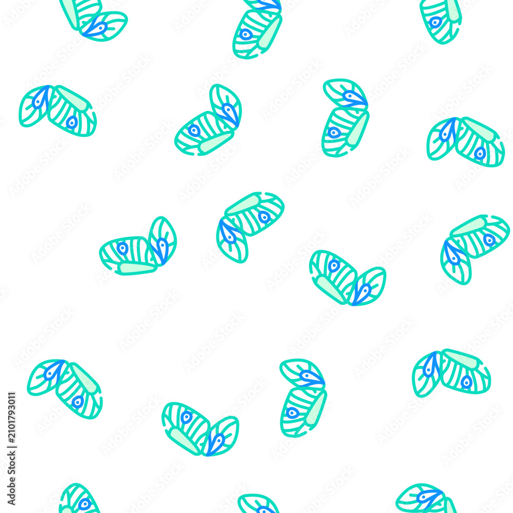 Fototapeta premium butterfly wing vector seamless pattern butterfly wing sign illustration