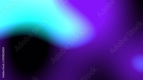 Purple Cyan Light Leak Overlay Abstract Background Loop on Black