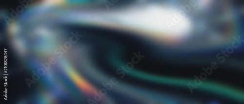Foto Nocturnal granulated background reveals diffused iridescent light, weaving ether
