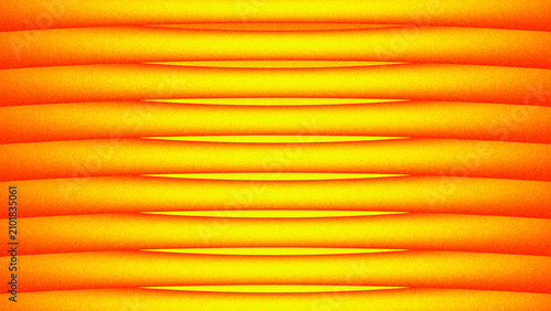 Yellow and orange pixelated striped background