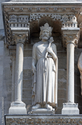 The King, Notre Dame Cathedral, Paris