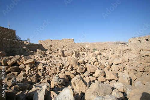 Herodes Fortress of Masada, symbol for the freedom of Israel, Dead Sea, Israel