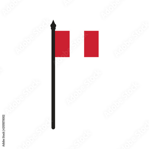 Fotografía Peruvian flag illustration