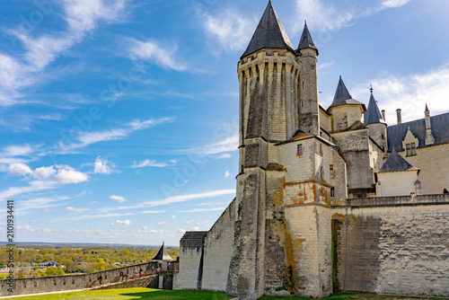 The Famous Castle of Saumur, Loire Valley, France