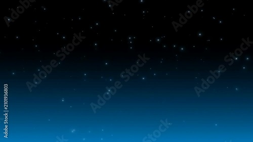A breathtaking night sky filled with numerous stars shining brightly in the dark blue and black universe viewed from a distant planet.