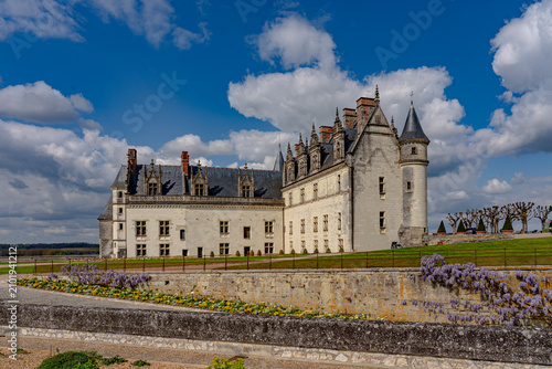 Obraz na płótnie Schloss Amboise über dem Loiretal, Frankreich Chateau Amboise Loiré valley Franc