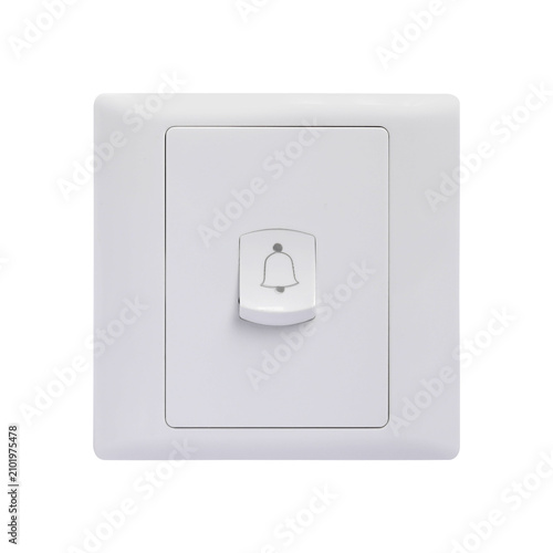 Electrical Doorbell Push Switch Isolated On Transparent Background PNG