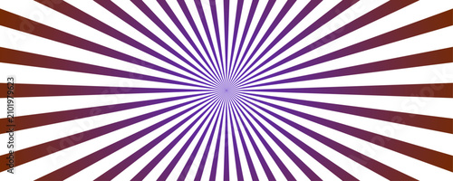 Bild auf Leinwand Radial Burst Abstract with a Violet and Copper Hue a vibrant abstract pattern featuring radiating lines of violet and copper on a white background, creating a dynamic visual effect