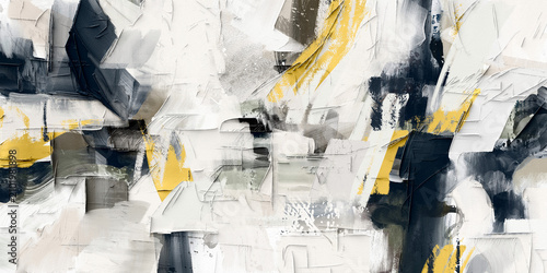 Tableau sur toile Contemporary abstract modern art painting with rich tactile textures for brandin