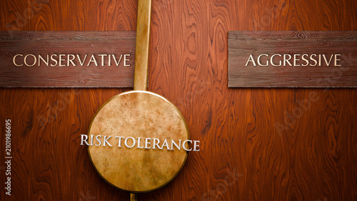 Foto Risk tolerance swings between conservative and aggressive