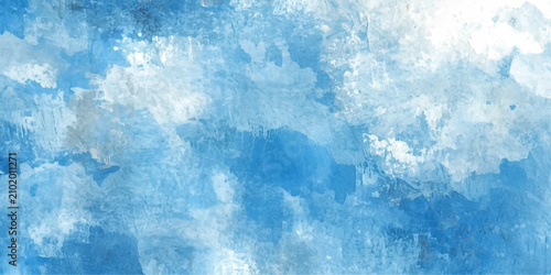 Photos Abstract Watercolor Sky A painterly depiction of a sky rendered in soft watercolor strokes, with a blend of blues and whites creating a serene and ethereal atmosphere