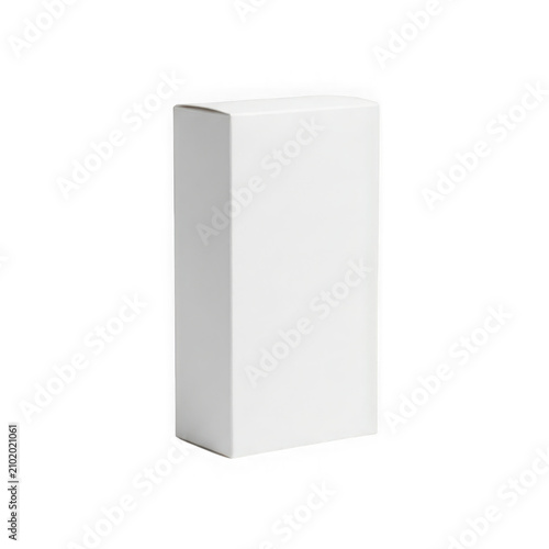Minimalist white rectangular box icon