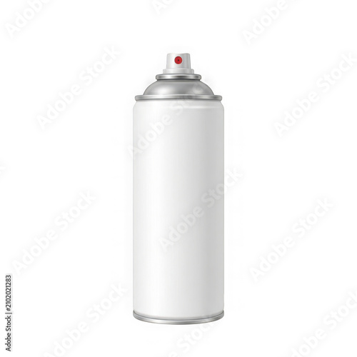 Spray paint can isolated on white background