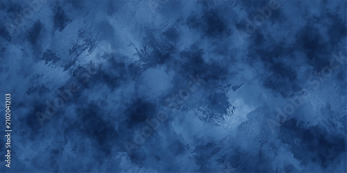 Cuadro en lienzo Blue Sky with White Clouds Dramatic Cloudscape Background Soft Atmospheric Light