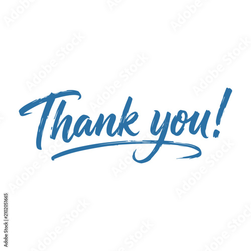 Thank You Calligraphy Design Elegant Calligraphy Vector Design