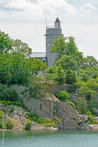 old castle on the island