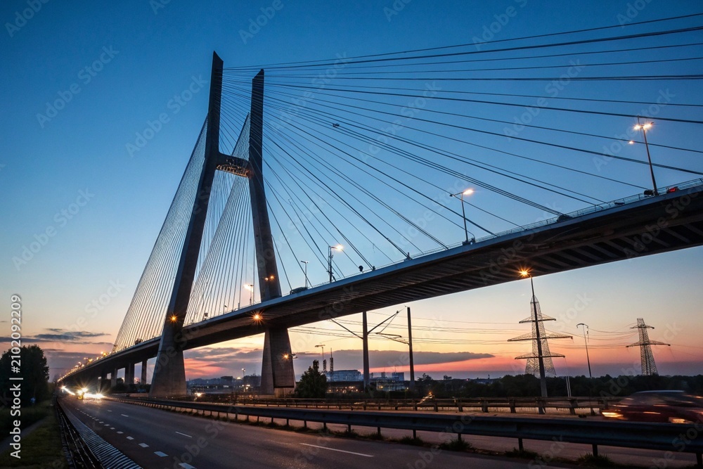 Fototapeta premium bridge at night