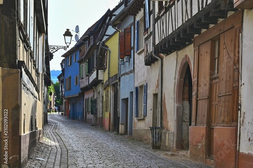 Obraz na plátně Gasse in Barr, Elsass