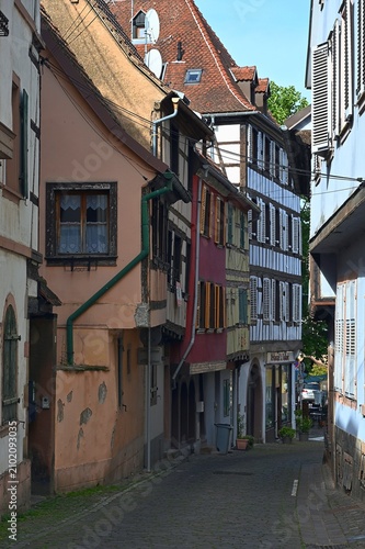 Cuadro en lienzo Gasse in Barr, Elsass