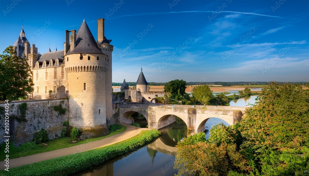 Obraz premium sully sur loire france castels of the loire valley
