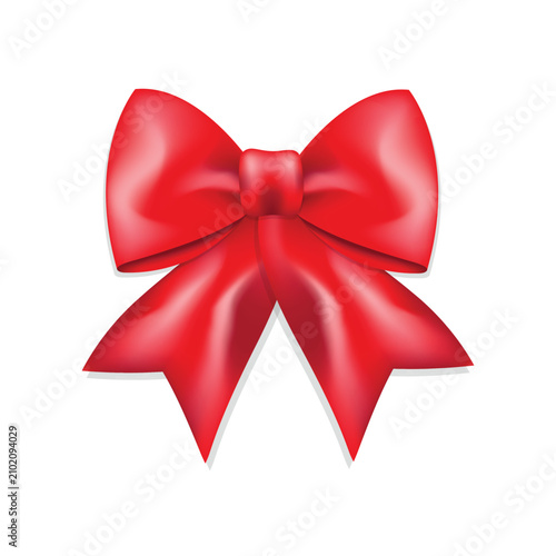 Realistic Red Satin Silk Isolated Clipart
