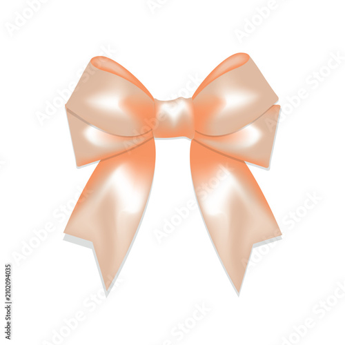 Realistic Champagne Satin Silk Isolated Clipart