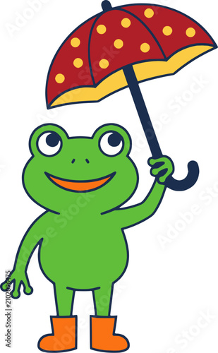 Frog with Umbrella