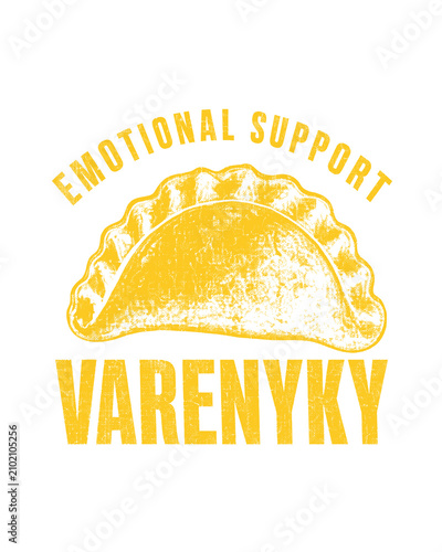 Emotional Support Varenyky Illustration