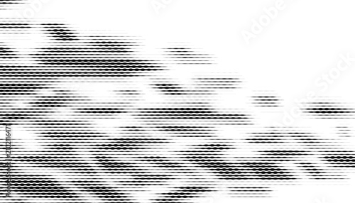 Black and white abstract and grunge smooth transition pattern for sporty background element. Editable graphic resource. Vector Format Illustration. EPS10