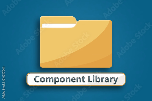 Computer Folder - Component Library - Creative & Design