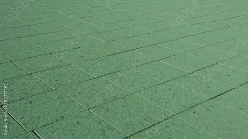 Green Resin Ground Engaging Cork Route Tiles 34