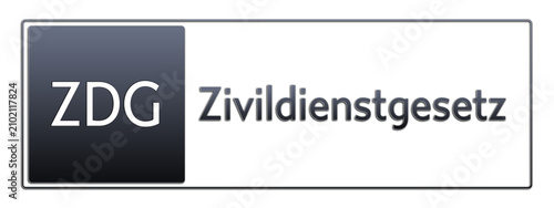 Фотография ZDG - Zivildienstgesetz - Jura Rechts Abkürzung