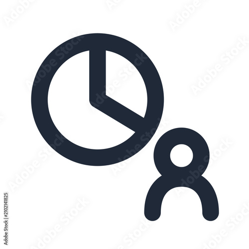 Konstfotografi Audience Demographics Pie Chart Icon