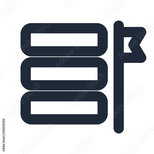 Reports Queue Flagged List Icon