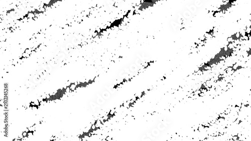 Canvas Print Abstract black and white grunge texture background with diagonal distressed scra