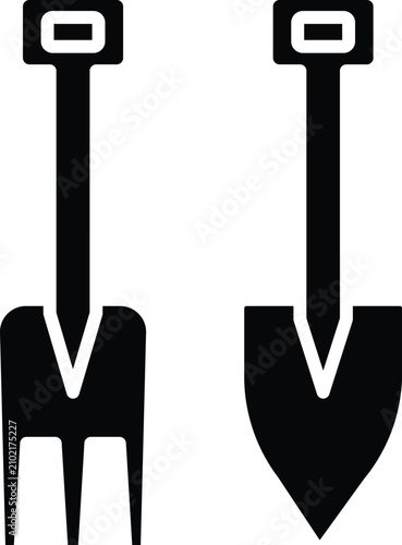 gardening tool glyph icon