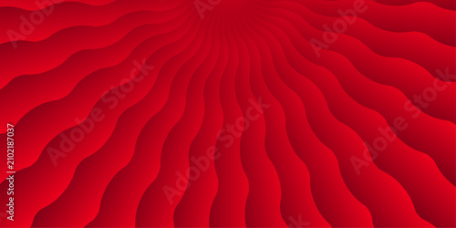 Photos Vibrant abstract wave pattern in bold red gradient with dynamic flowing lines cr