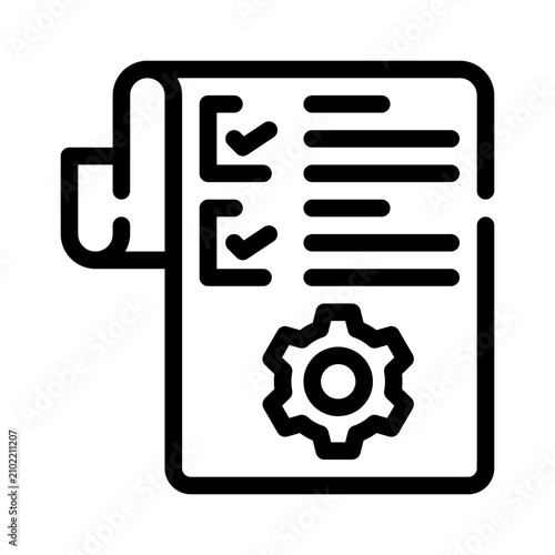 rules line icon