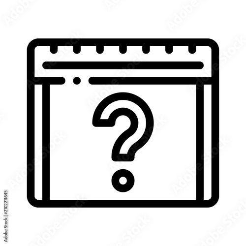 Fotografie tentative line icon
