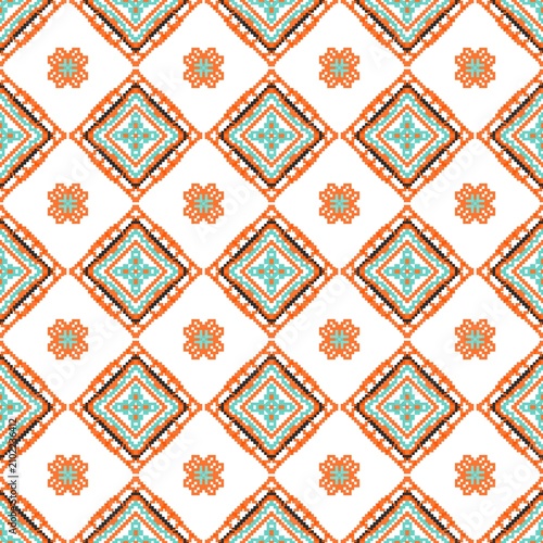 seamless geometric pattern,seamless wallpaper design texture vector art decoration illustration floral geometric ornament decorative floral vintage color textile tile background element shape floral 